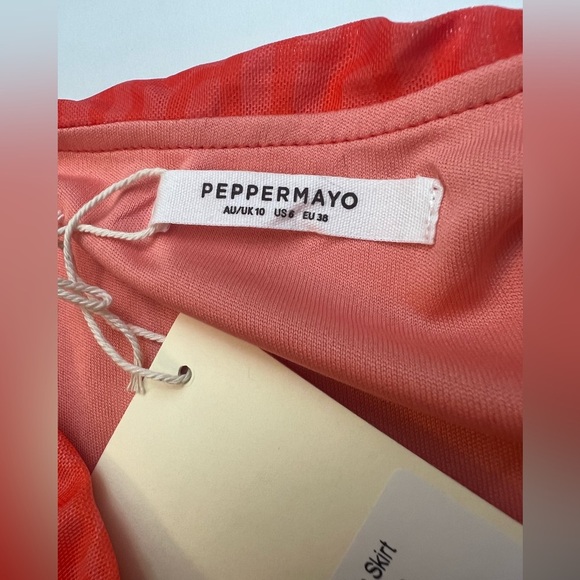 NWT Pepper Mayo Lucky Break Mesh Skirt - Picture 6 of 6
